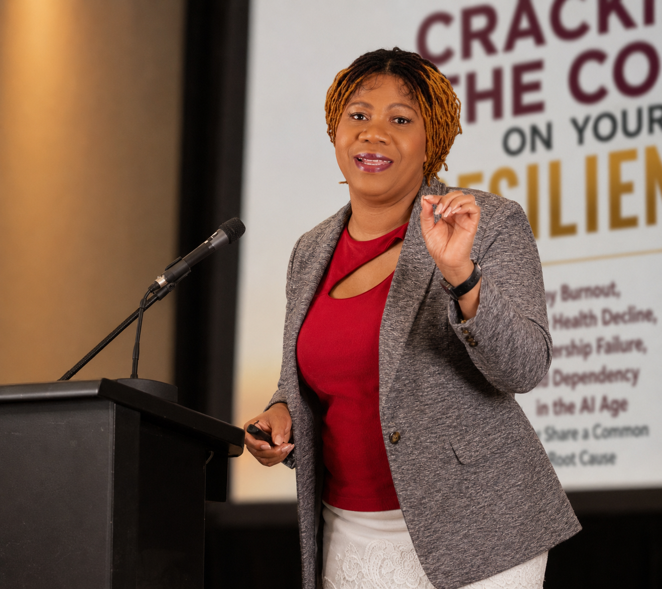 Joyce Odidison on stage