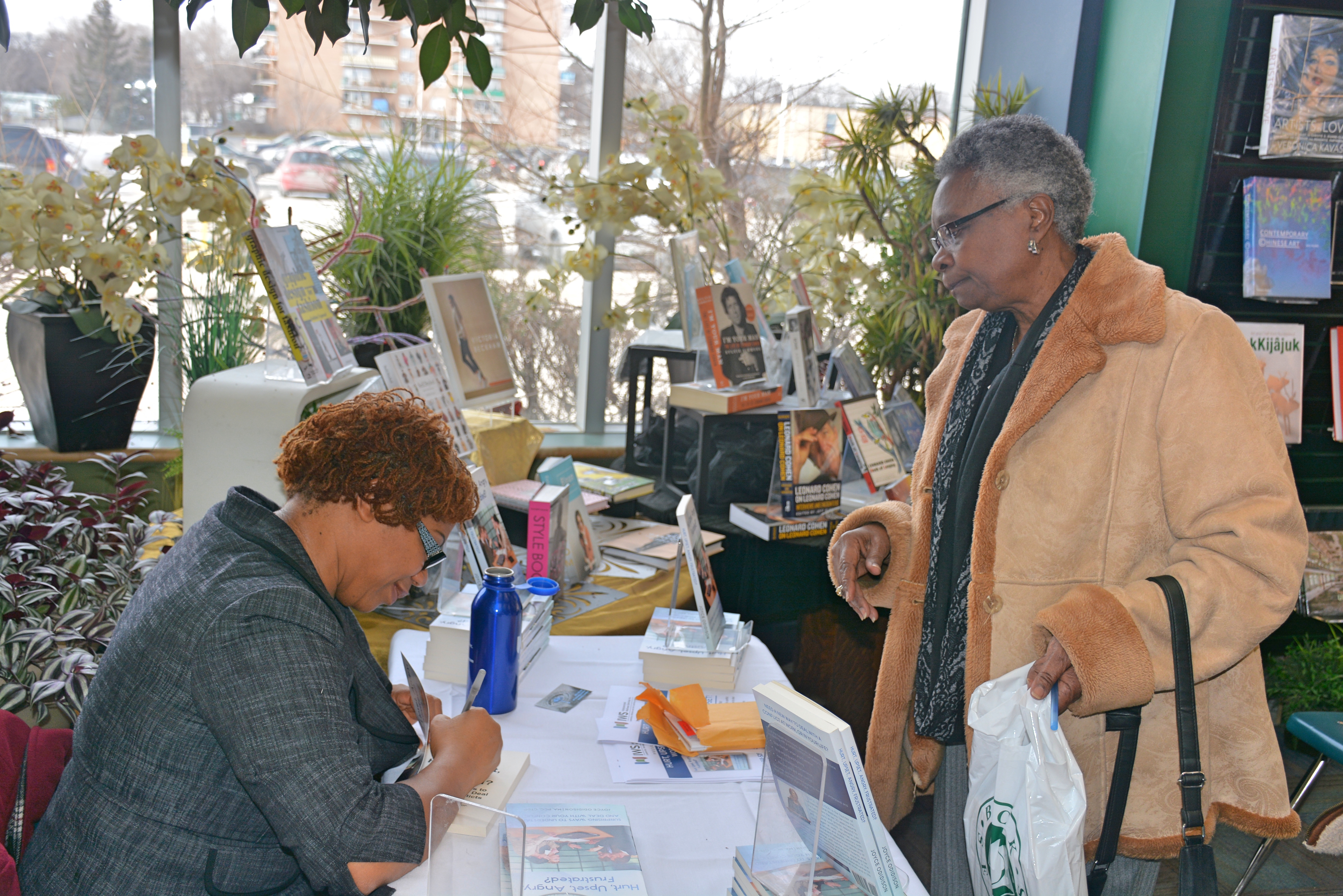 Joyce Odidison at the book launch